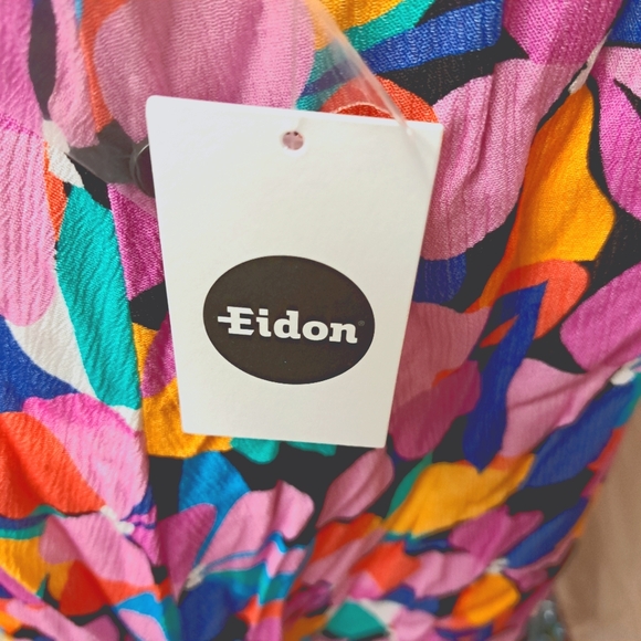 Eidon by Body Glove Sarah Dress in Lagoon/Tropical Paradise print, size Small - Picture 4 of 5